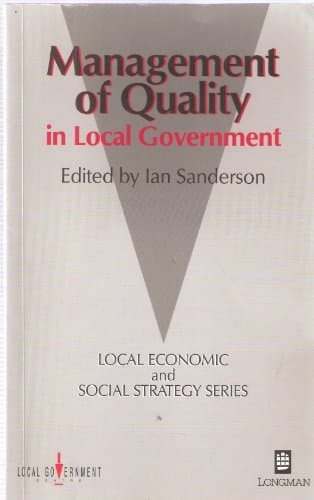 Management of Quality in Local Government