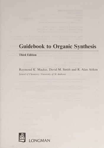 Guidebook to Organic Synthesis