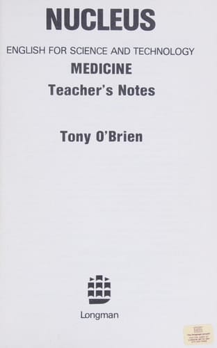 Medicine Teacher's Notes