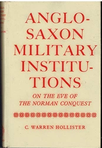 Anglo-Saxon Military Institutions