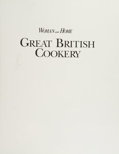 Great British Cookery