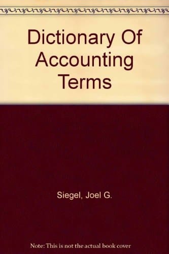 Dictionary of Accounting Terms