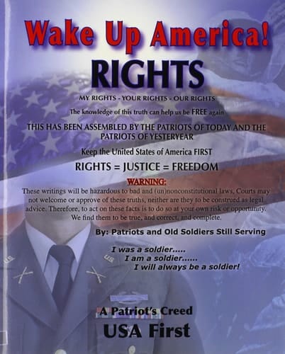 Wake Up America Rights=Justice=Freedom