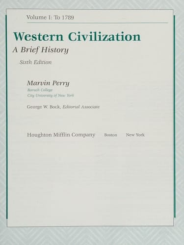 Western Civilisation