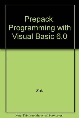 Prepack: Programming with Visual Basic 6.0