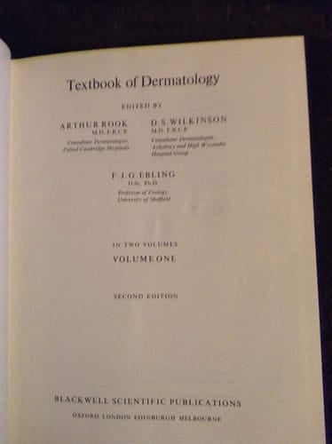 Textbook of Dermatology