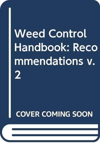 Weed control handbook,