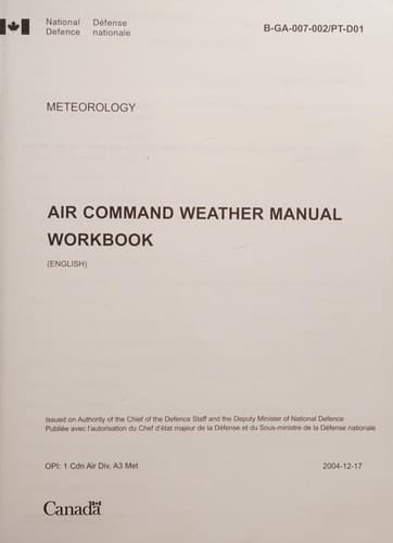 Air Command Weather Manual Workbook