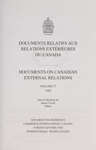 Documents on Canadian External Relations 1949