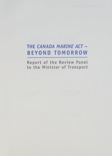 Canada Marine Act