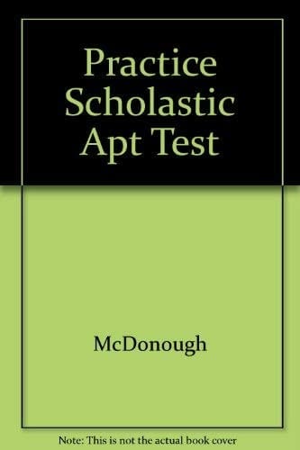 Practice for the SAT Scholastic Aptitude Test