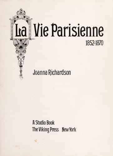 La  Vie Parisienne (A Studio book) (A Studio book)