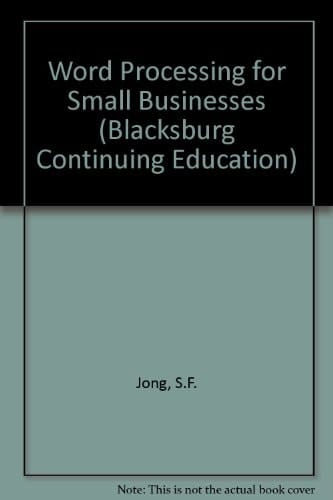 Word Processing for Small Businesses