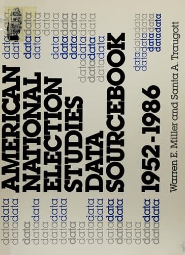 American National Election Studies Data Sourcebook, 1952-1986