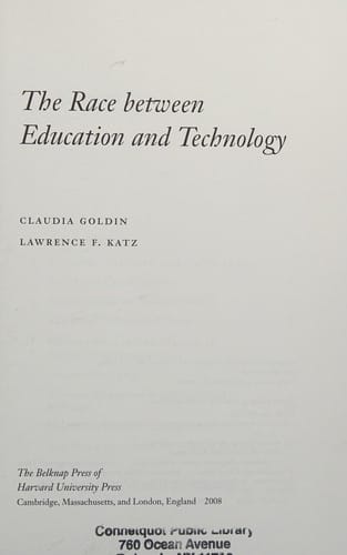 race between education and technology