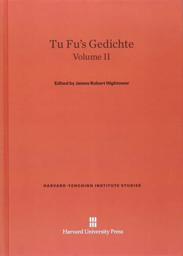 Tu Fu's Gedichte, Volume II