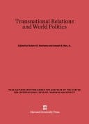 Transnational Relations and World Politics