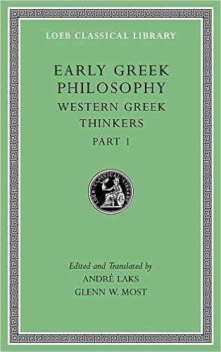 Early Greek Philosophy, Volume IV