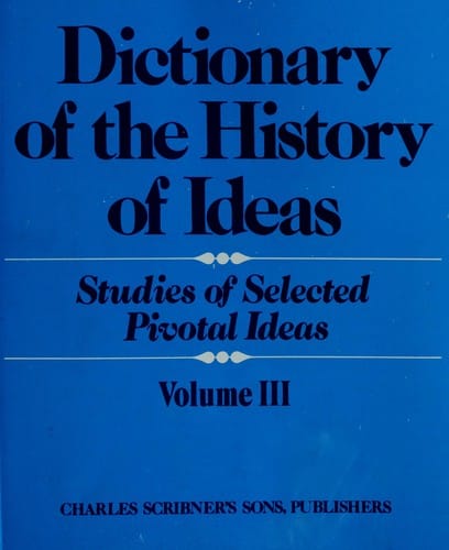 Dictionary of the History of Ideas