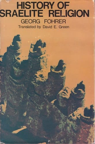 Geschichte der israelitischen Religion, History of Israelite religion