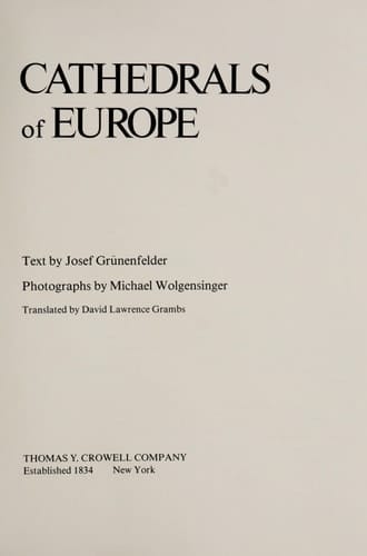 Cathedrals of Europe (English and German Edition)
