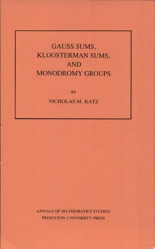 Gauss Sums, Kloosterman Sums, and Monodromy Groups