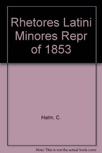 Rhetores Latini Minores