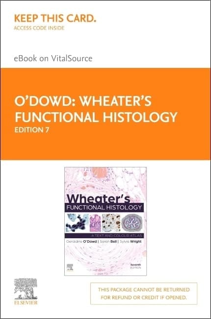 Wheater's Functional Histology Elsevier eBook on VitalSource (Retail Access Card)