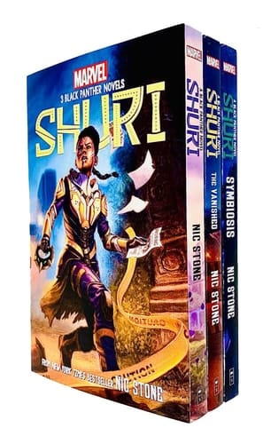 Marvel Black Panther Shuri Series 3 Books Collection Box Set By Nic Stone(Shuri: A Black Panther, The Vanished & Symbiosis)
