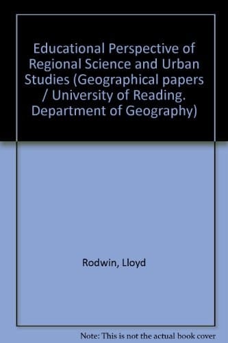 The educational perspective of regional science and urban studies (Norma Wilkinson memorial lecture)