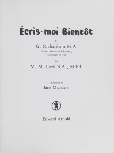 Ecris-moi bientôt