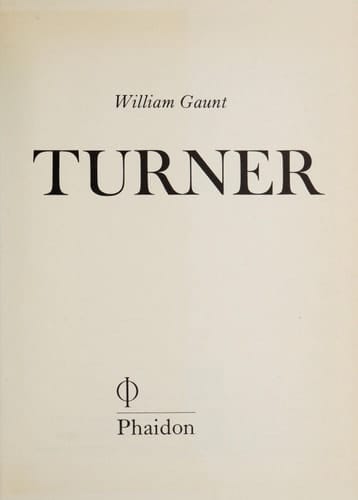 Paintings of Joseph Mallord William Turner