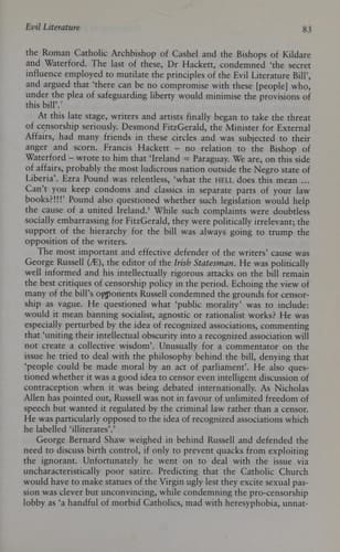 Censorship in the Two Irelands, 1922-39