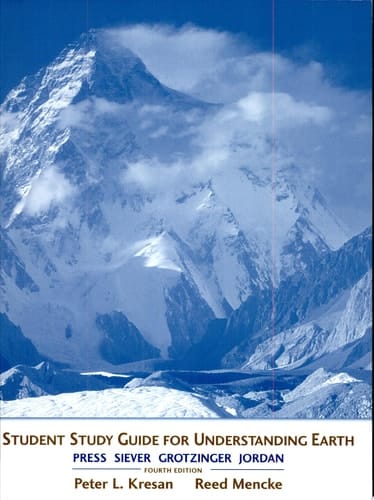 Student Study Guide For Understanding Earth 4e