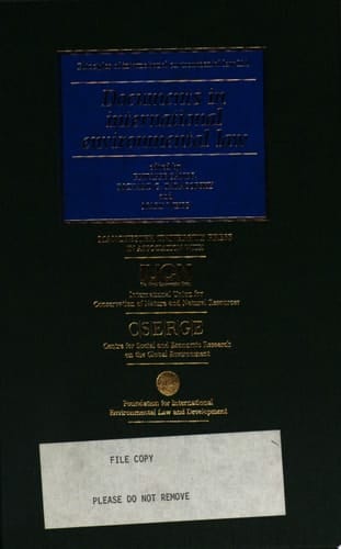 Principles of International Environmental Law