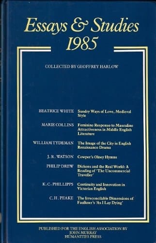 Essays & Studies, 1985