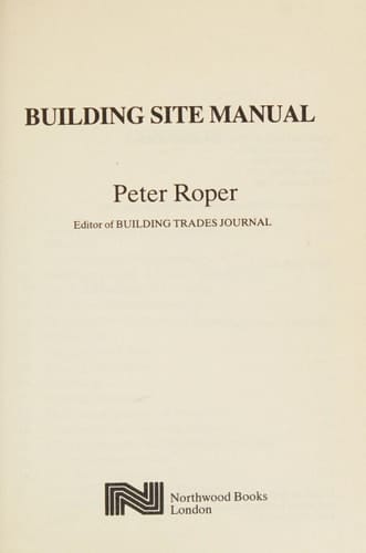 Building Site Manual