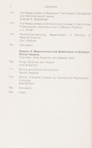 Emotions, Their Parameters and Measurement