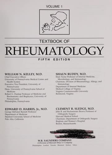 Textbook of Rheumatology