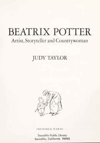 Beatrix Potter: Artist, Storyteller and Countrywoman