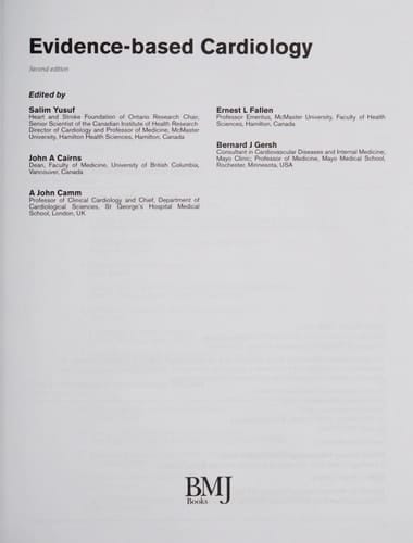 Evidence-Based Cardiology