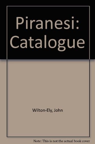 Piranesi: Catalogue