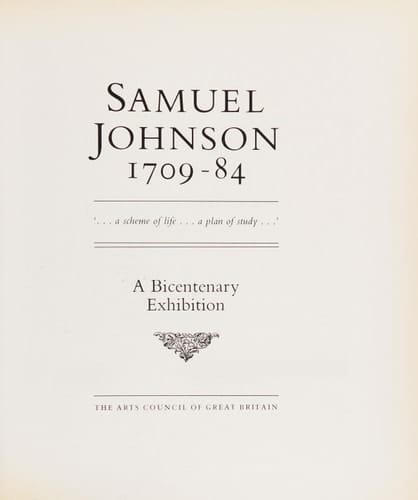 Samuel Johnson 1709-84