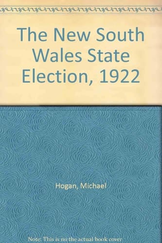 The New South Wales State Election, 1922