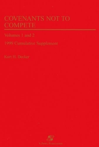 Covenants Not to Compete, 1999