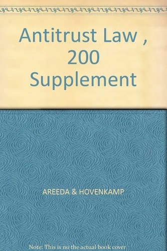 Antitrust Law 2000 Supplement