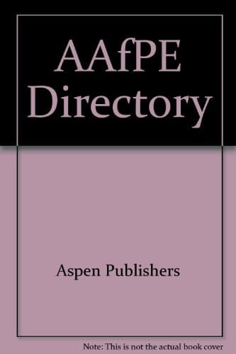 AAfPE Directory, 2002