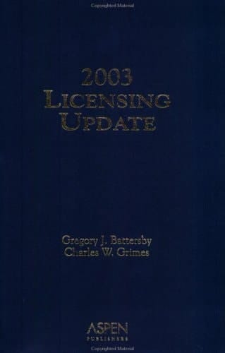 Licensing Update 2003