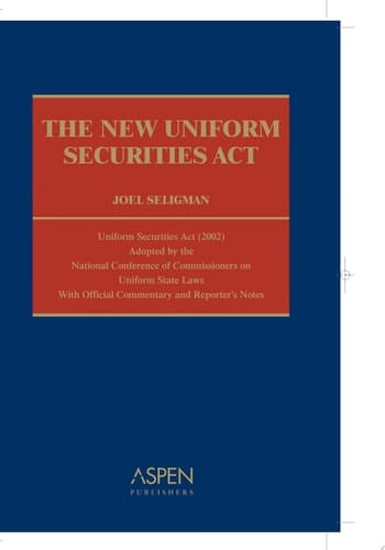 The New Uniform Securities Act