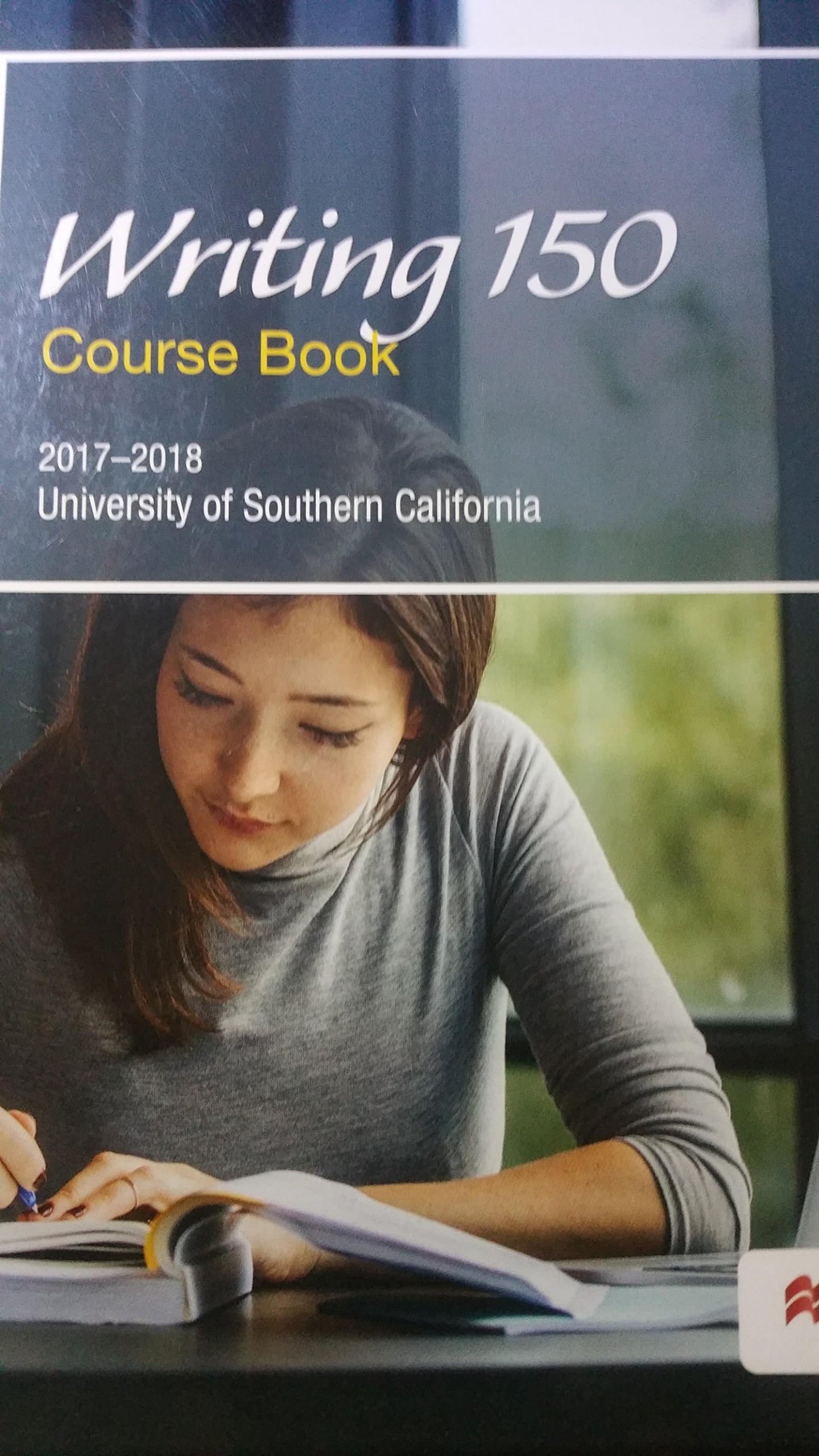 WRITING 150 2017 2018 USC